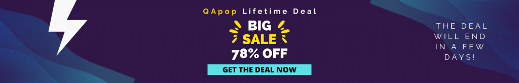 QApop Lifetime Deal Banner Image