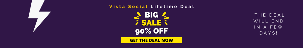 Vista Social Lifetime Deal Banner Image
