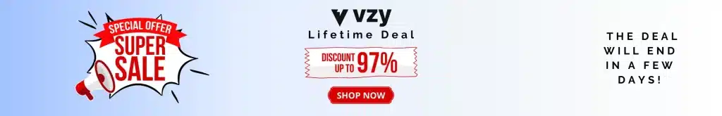 Vzy Lifetime Deal Banner Image