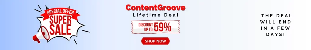 ContentGroove Lifetime Deal Banner Image