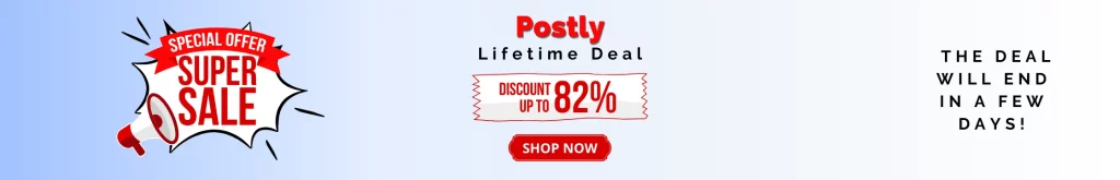 Postly Lifetime Deal Banner Image