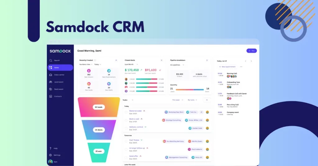 Samdock CRM