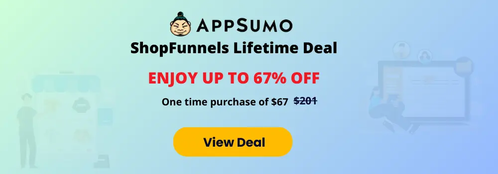 ShopFunnels Lifetime Deal- Appsumo
