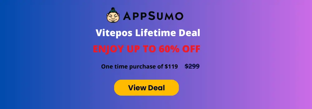 Vitepos Lifetime deal-Appsumo