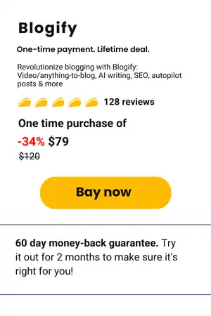 Blogify Appsumo Lifetime deal