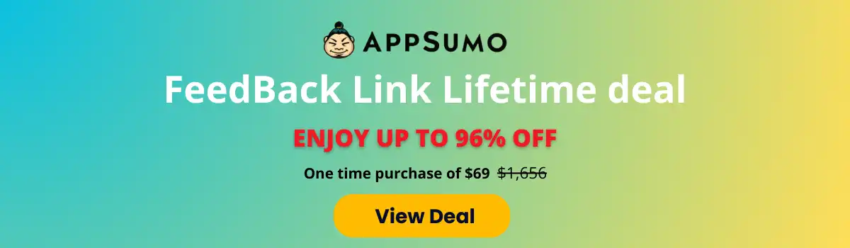 FeedBack Link Appsumo Lifetime deal