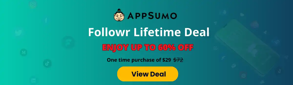 Followr Appsumo Lifetime Deal