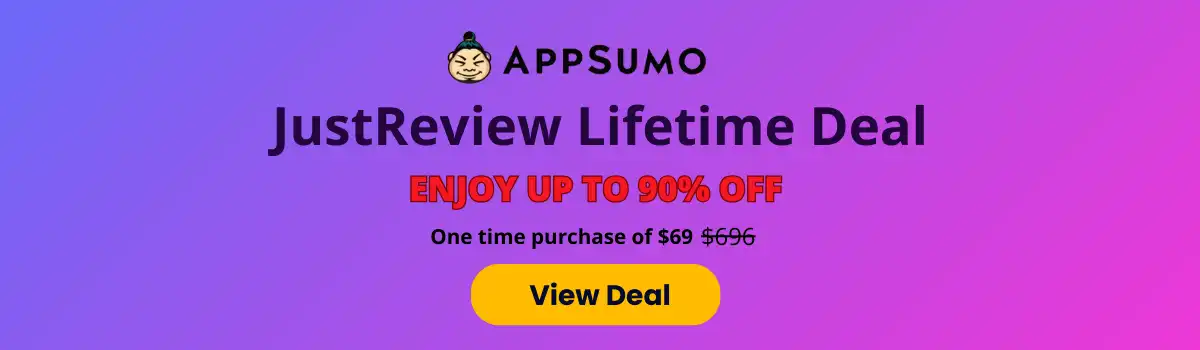 JustReview Appsumo Lifetime deal