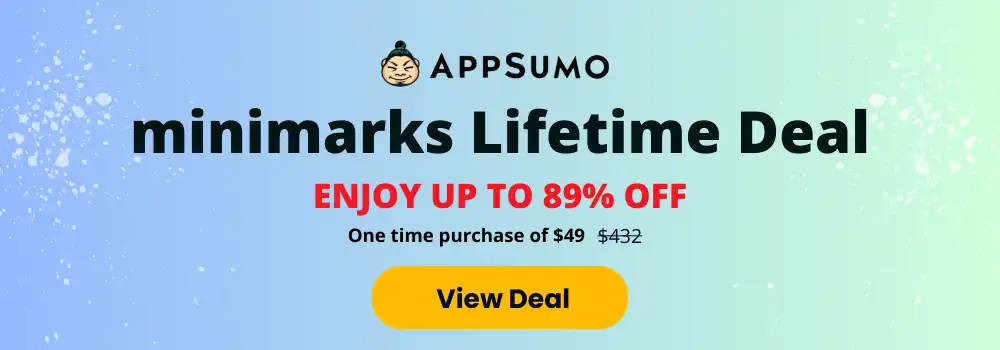 Minimarks Lifetime Deal- Appsumo