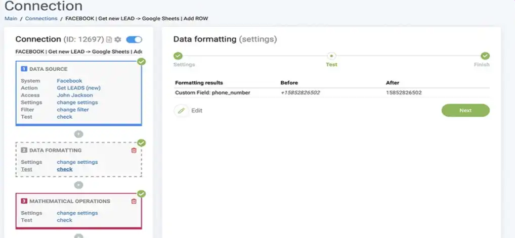 Test and optimize data transfers