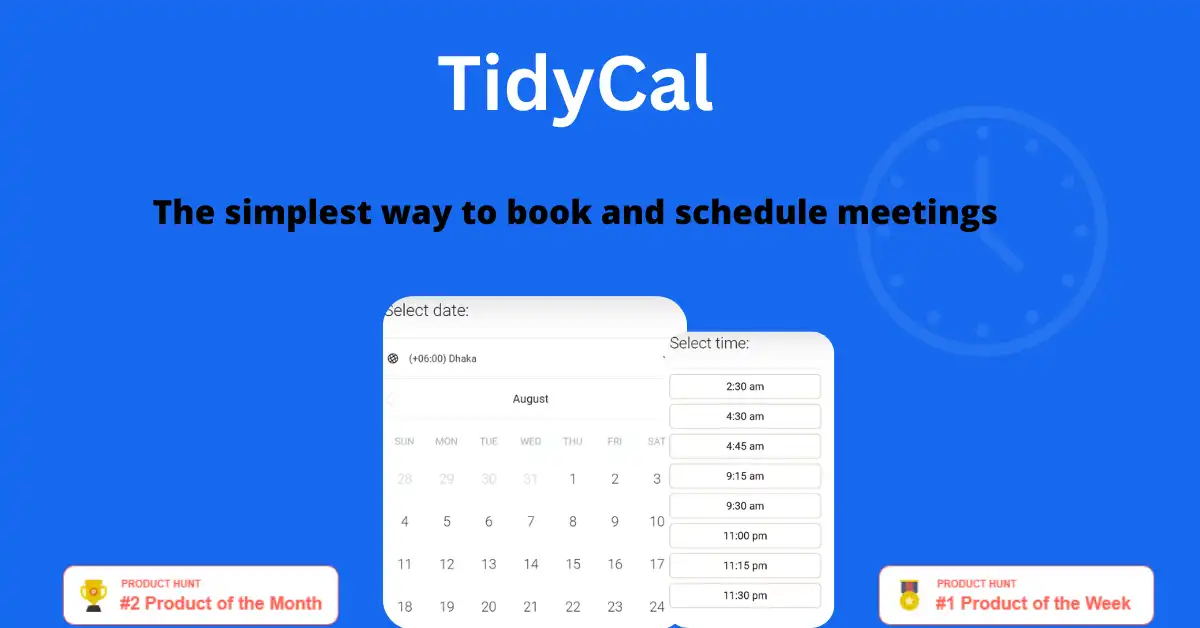 Tidycal Lifetime Deal