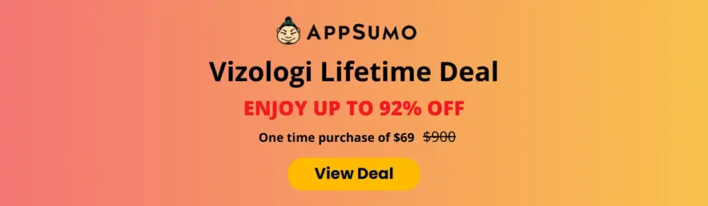 Vizologi appsumo Lifetime Deal