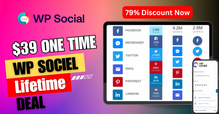 WP Social Lifetime Deal