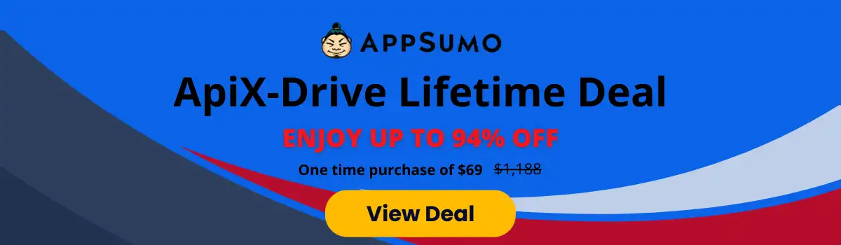 ApiX-Drive Lifetime Deal- appsumo