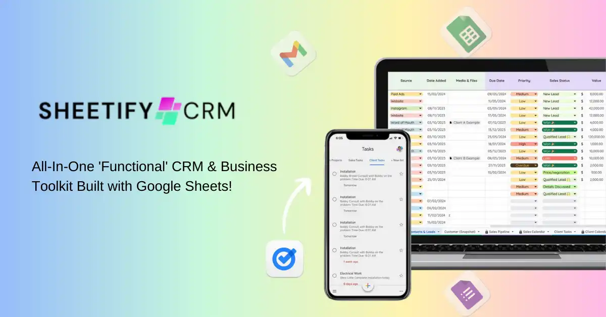 Sheetify CRM Lifetime Deal