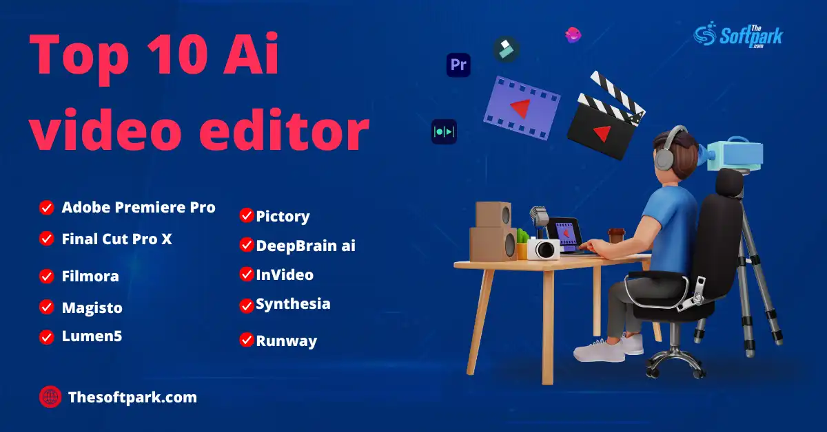 top 10 ai video editor