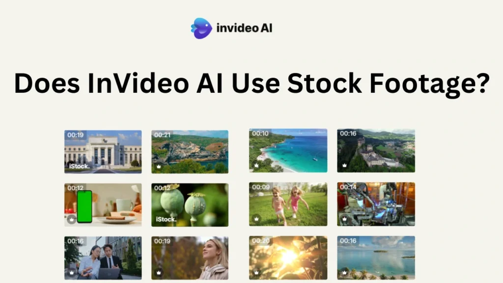 Does InVideo AI Use Stock Footage