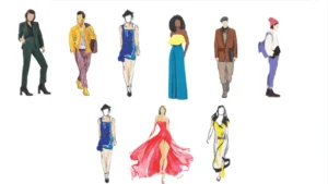 Fashion & Venice Illustrations Set