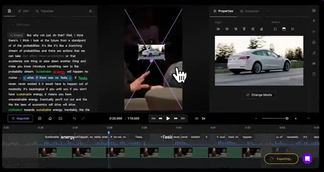 AI-Powered Video Editing