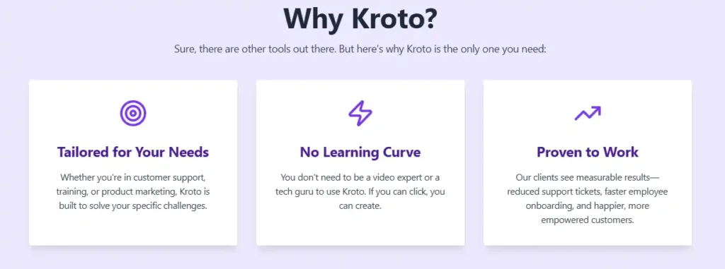 Why Kroto?