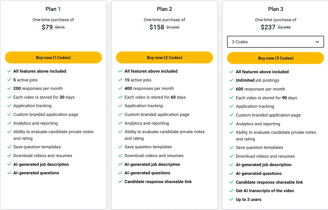 XInterview AI Appsumo Deal Pricing