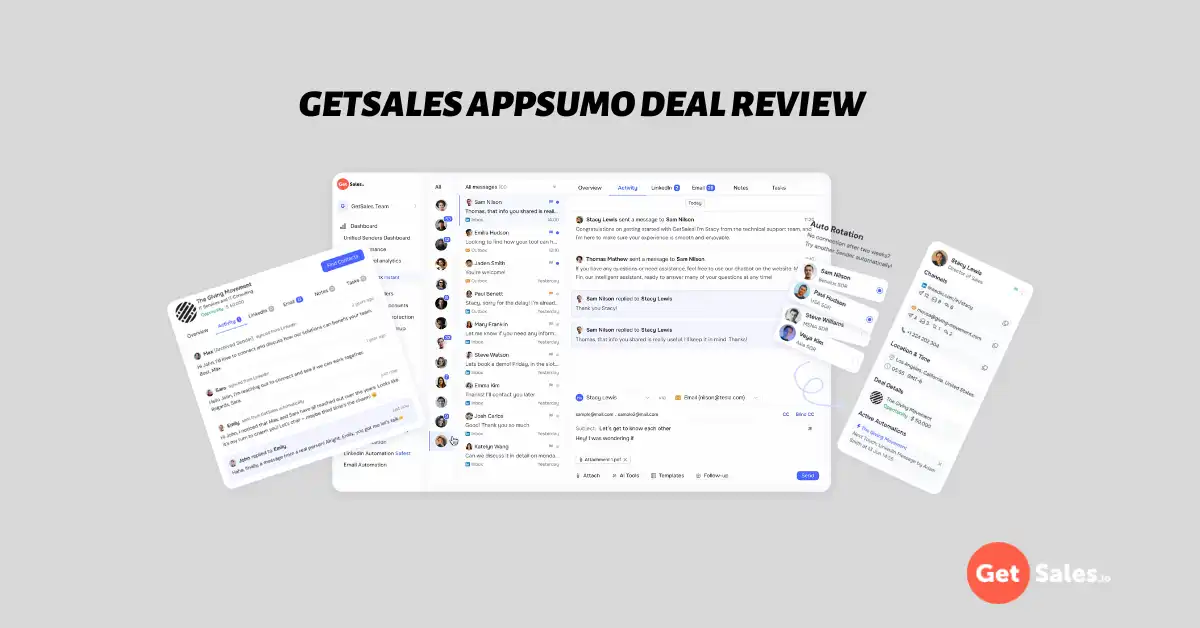 Getsales Appsumo Deal Review