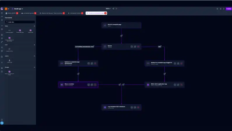  Drag-and-Drop App Builder for Full-Stack Development