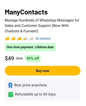 ManyContacts Lifetime Deal93%