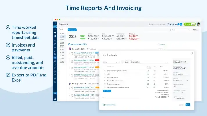 Reports & Invoicing