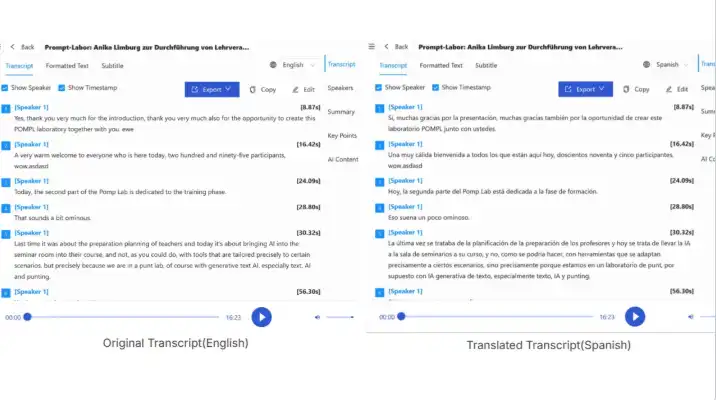 AI-Powered Translation for Global Reach