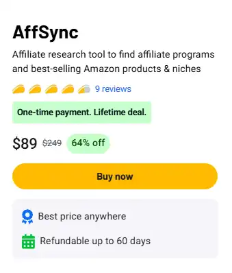 AffSync Lifetime Deal2