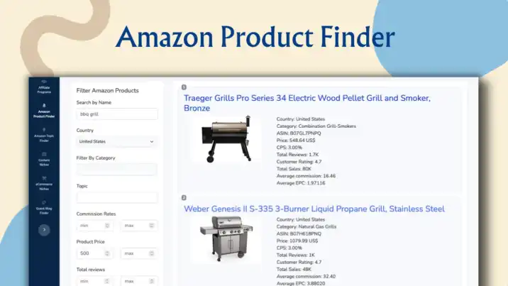 Amazon Niche Finder