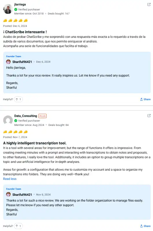 ChatScribe Pro Appsumo Customer Review