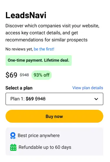 LeadsNavi Lifetime Deal2