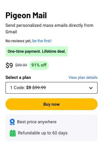 Pigeon Mail Lifetime Deal1