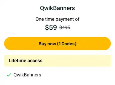 QwikBanners Appsumo Price