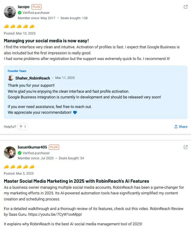 RobinReach Appsumo Customer Review