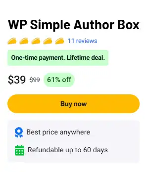 WP Simple Author Box Lifetime Deal2